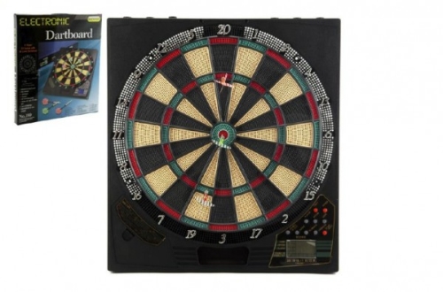 Elektronický terč na šipky 42cm + 6 šipek