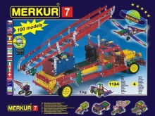 Merkur 7 stavebnice, 1335 dílů, 100 modelů