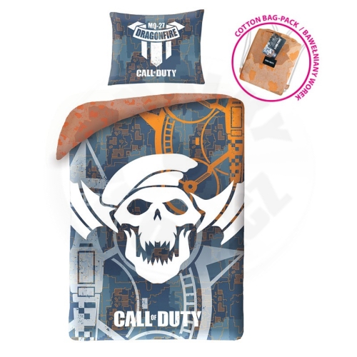 Povlečení - Call of Duty Lebka 140x200, 70x90