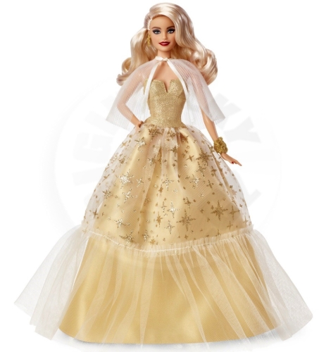 Mattel - Barbie Signature Vánoční panenka blondýnka 2023