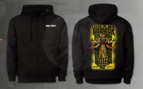 Call of Duty Black Ops 6 Mikina na zip „YIELD OR DIE“ - velikost - XXL