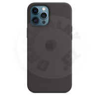 Apple iPhone 12 Pro Max Silicone Case w/ MagSafe - Black