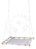 Woody Houpací čtverec s textilií, 100cm