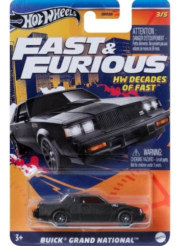 Mattel Hot Wheels Fast & Furious: HW Decades of 
Fast - Buick Grand National Vehi