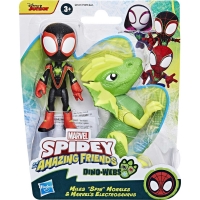 Spider-Man Spidey and His Amazing Friends Hrdinové a Dino-zločinci 2 ks - Miles (1)