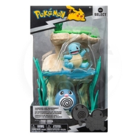 Pokémon Environment Set Shoreside Lake &amp; Poliwag &amp; Squirtle 15 cm