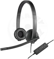 Logitech H570e Mono USB-A Headset - černá Logitech H570e Mono USB-A Headset - černá