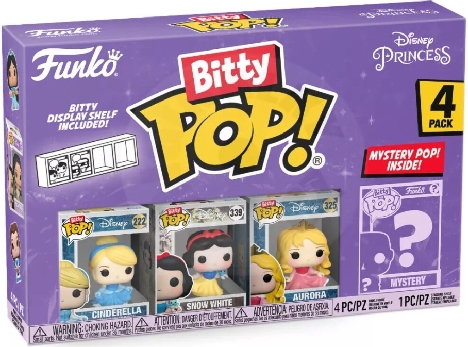 Funko Bitty Pop! 4-Pack: Disney Princesses - Cinderella a ostatní