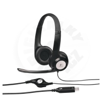 Logitech kabelový USB-A Headset H390 - černá