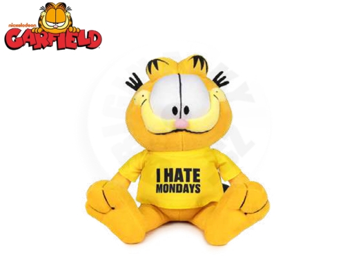 Garfield - "I hate Mondays" 28cm plyšový sedící