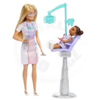 Barbie Herní set povolání - Zubařka blondýnka (1)