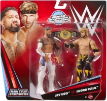 WWE Main Event Showdown Series 25 Jey Uso vs Logan Paul 2 figurky