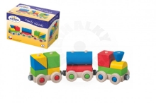 Detoa Veselý vláček/vlak dřevo Detoa Veselý vláček/vlak dřevo