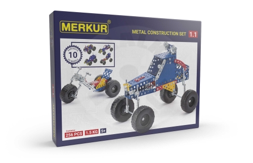 Merkur 1.1 Stavebnice vozidel, 256 dílů, 10 modelů_(1)
