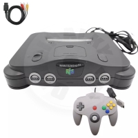 Nintendo N64 Console PAL EUROPE VERSION + Cables &amp; Official Controller