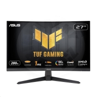 ASUS TUF Gaming VG27VQM1B - 27", 280Hz, Full HD, zakřivený herní monitor, HDMI, DP, AUDIO