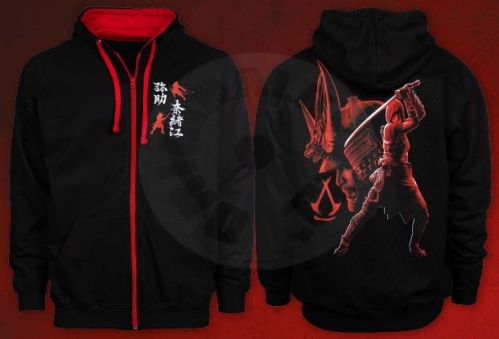 Mikina Assassin's Creed Shadows – „RED/BLACK“ vel XXL