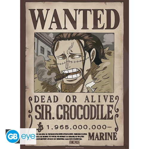 ONE PIECE - Poster Chibi 52x38 - Wanted Crocodile Wano_(1)