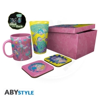 Rick &amp; Morty, XXL sklenice, hrnek, 2 podtácky, dárkové balení