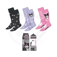 Sada 3 ponožek Hello Kitty Kuromi  36-43