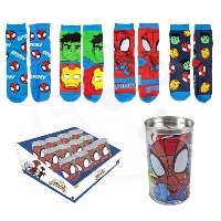 Balení Ponožek 4 páry Spidey v kasičce vel 27/30