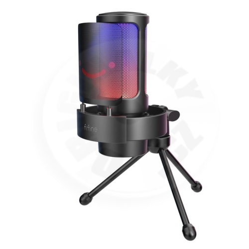 FIFINE A8V - USB dynamický RGB herní mikrofon s MUTE tlačítkem a POP filtrem (PS4/PS5/PC)_(1)