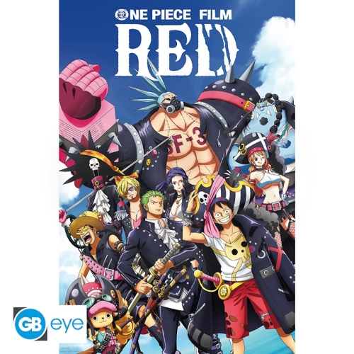 ONE PIECE: RED - Poster Maxi 91.5x61 - Full Crew_(1)