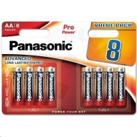 PANASONIC Alkalické baterie Pro Power AA 1,5V (Blistr 8ks) PANASONIC Alkalické baterie Pro Power AA 1,5V (Blistr 8ks)