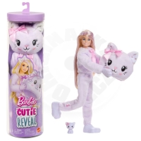 Barbie Cutie Reveal Sladké mašle fialová JJP64 Barbie Cutie Reveal Sladké mašle fialová JJP64