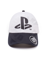PlayStation s černobílým logem PS - čepice s kšiltem