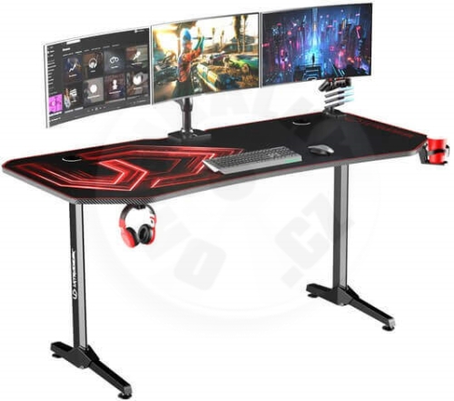 Ultradesk herní stůl Frag XXL - červená