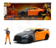 JADA Nissan GT-R Naruto 2009 Měřítko 1:24 + figurka Naruto