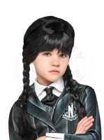 Dětská paruka Wednesday Addams