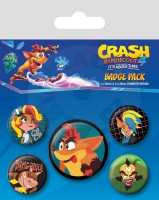 Sada odznaků - Crash Bandicoot 4