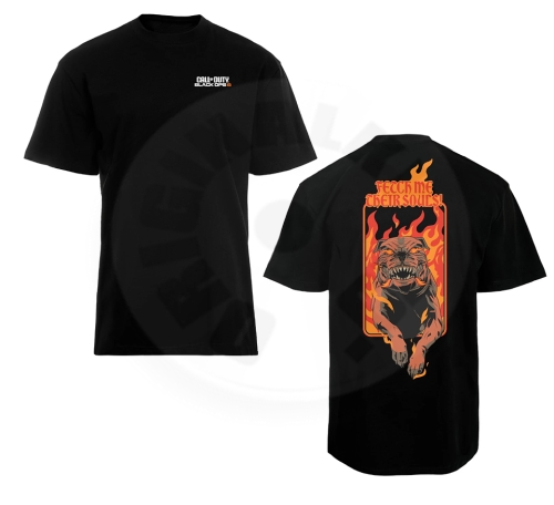 Call of Duty Black Ops 6 Oversize tričko "HELLHOUND" - velikost - L