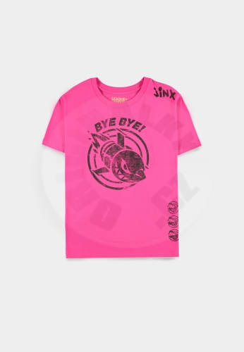 Difuzed League Of Legends  Jinx Women's Short Sleeved Tshirt  2XL_(1)
