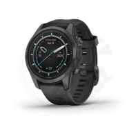 Garmin epix™ Pro (Gen 2) Sapphire Edition, 42 mm, 
Carbon Gray DLC Titanium with Black Ba