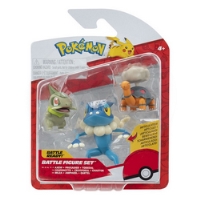 Pokémon First Partner Battle Figure Set Figure 3-Pack Torkoal, Axew &amp; Frogadier