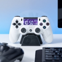 Budík - PlayStation Dualshock 4 - bílá