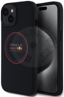 Red Bull PU kožený kryt "Red Ring Logo" s MagSafe pro Apple iPhone 14 - modrá