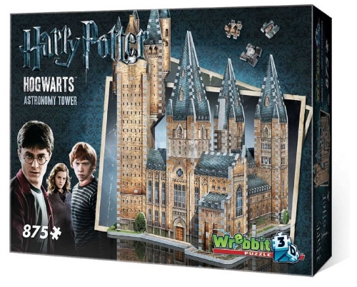 Wrebbit 3D Puzzle Harry Potter Bradavice Astronomická Věž 875ks
