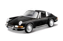 Bburago - Auta HOBBY, Porsche 911 (1967), černá, 1:32