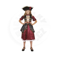 Kostým dětský Pirátka s kloboukem vel. 7-9 let