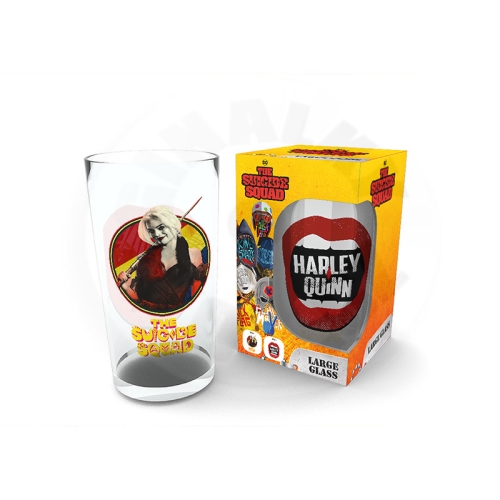 DC COMICS - Large Glass - 400ml - Harley Quinn_(1)