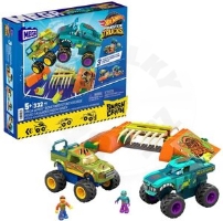 Mattel Mega Hot Wheels: Monster Trucks Smash &amp; Crash - Mega-Wrex™ Boneyard Stunt Cou