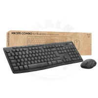 Logitech MK370 Combo bezdrátový set klávesnice a myši (DE Layout) - černá