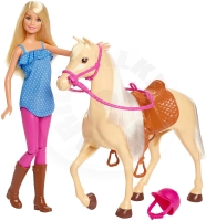 Mattel Barbie s koněm
