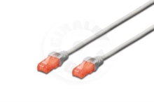 Digitus Ecoline Patch kabel, UTP, CAT 6e, 2m - šedá