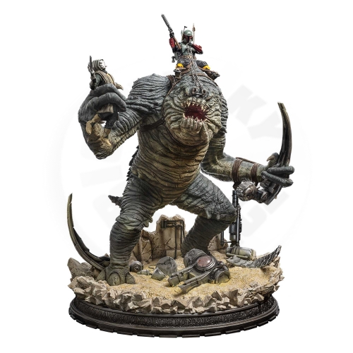 Iron Studios socha Star Wars - Boba Fett & Rancor, měřítko 1:20 - 38 cm