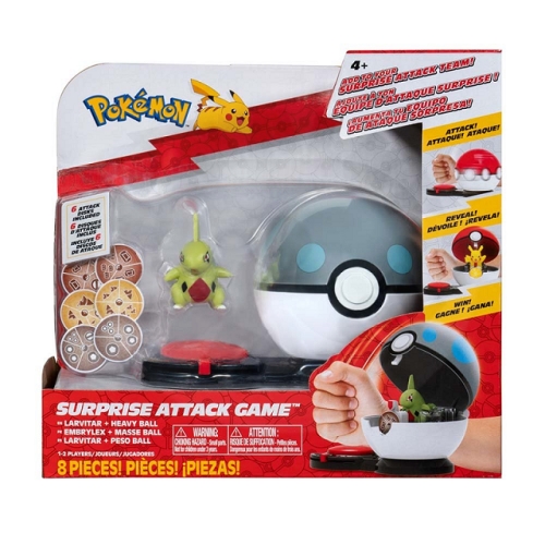 Pokémon Surprise Attack Game Larvitar + Heavy Ball
